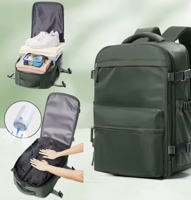 Ryanair Backpack, Air Vacuum compression Backpack (No pump)