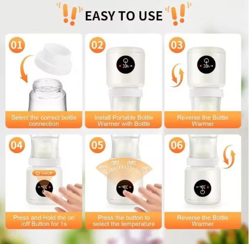 Portable Bottle Warmer – Travel Baby Milk Warmer On the Go