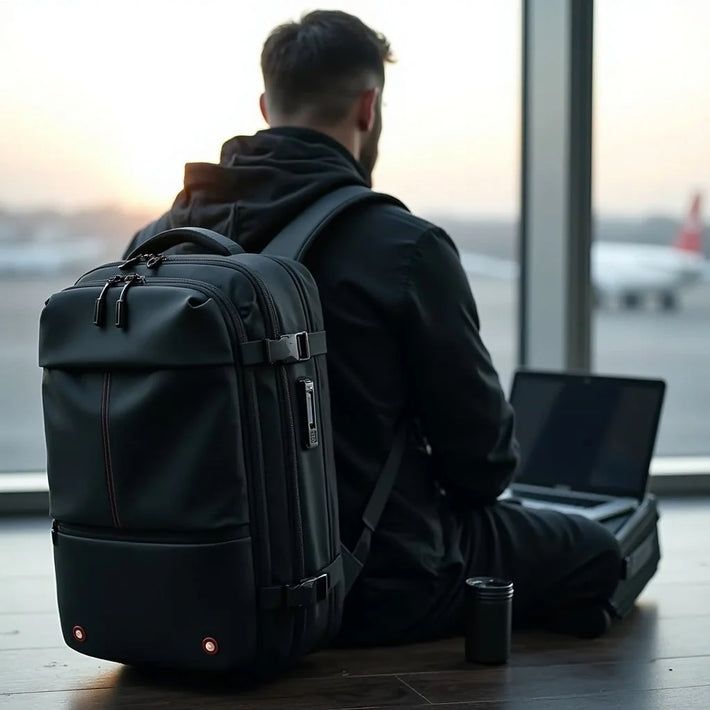 Vacuum Compression Backpack with Air Pump