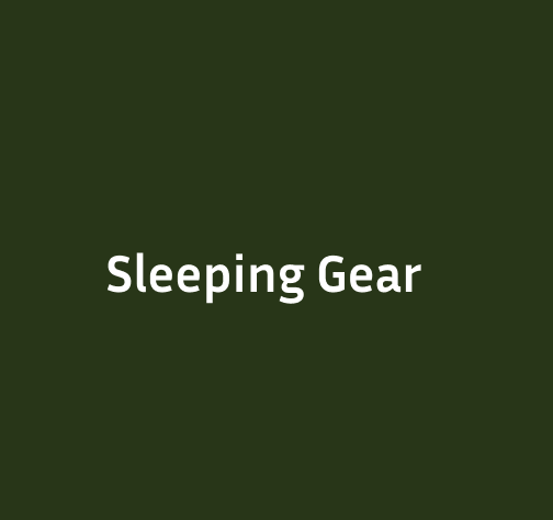 Sleeping Gear