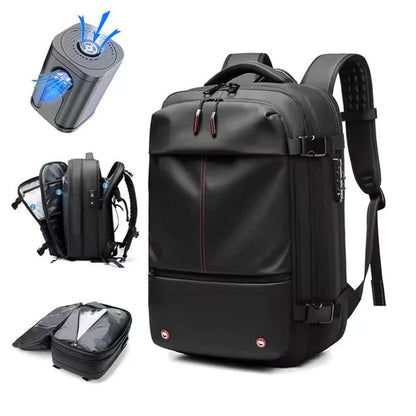Vacuum Compression Backpack with Air Pump